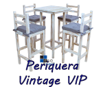 Periquera Vintage VIP con sillas